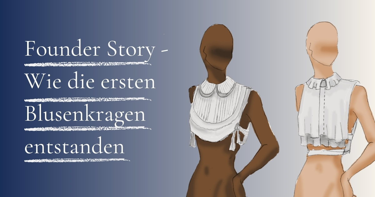 Blog cover - Erste Skizzen zu Blusenkragen-Designs