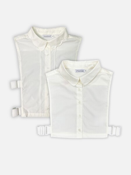 Zwei Einsteckkragen von Pastel Studio - Crop und Longline-Modelle