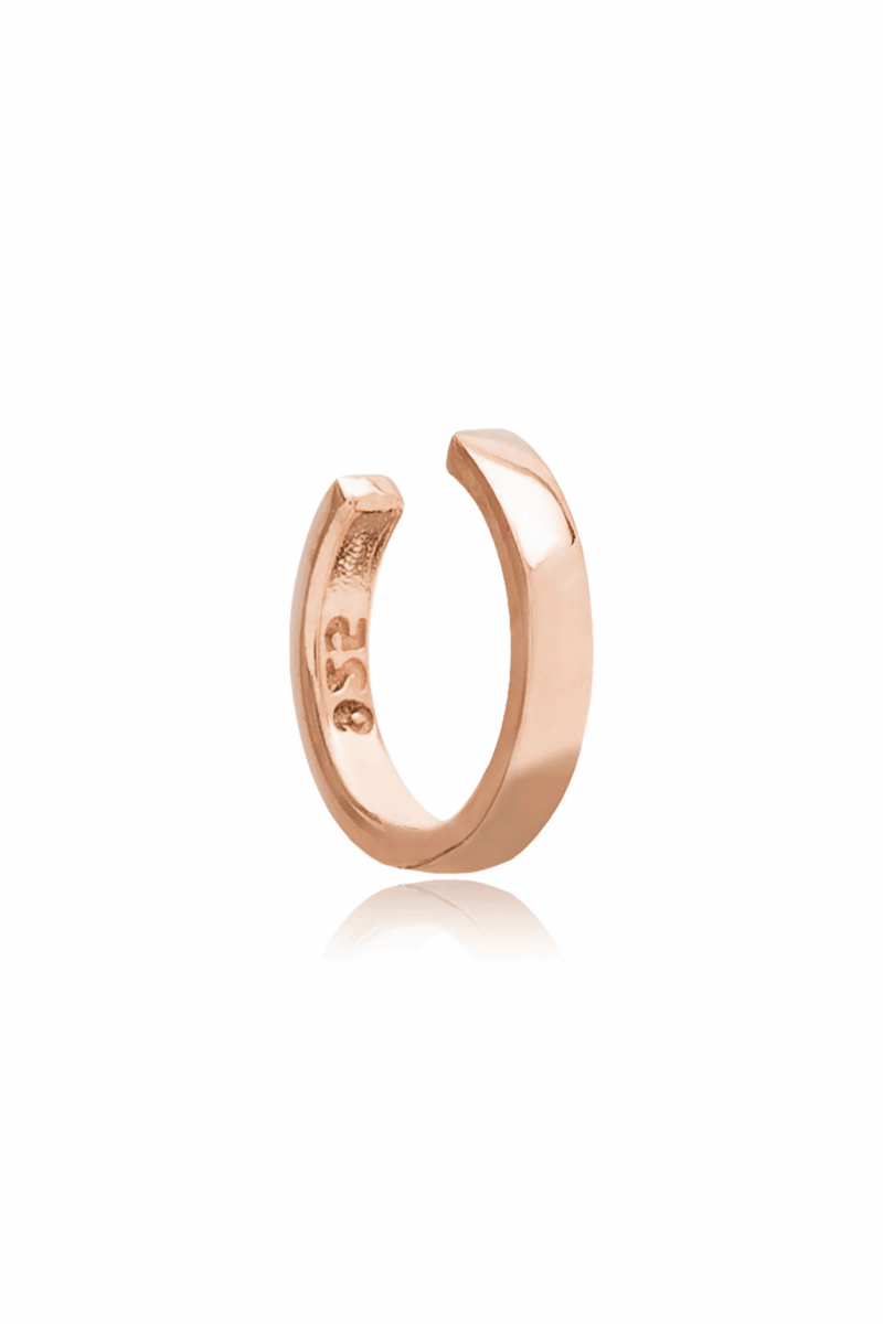 Ear cuff in roségold aus 925 Sterlingsilber