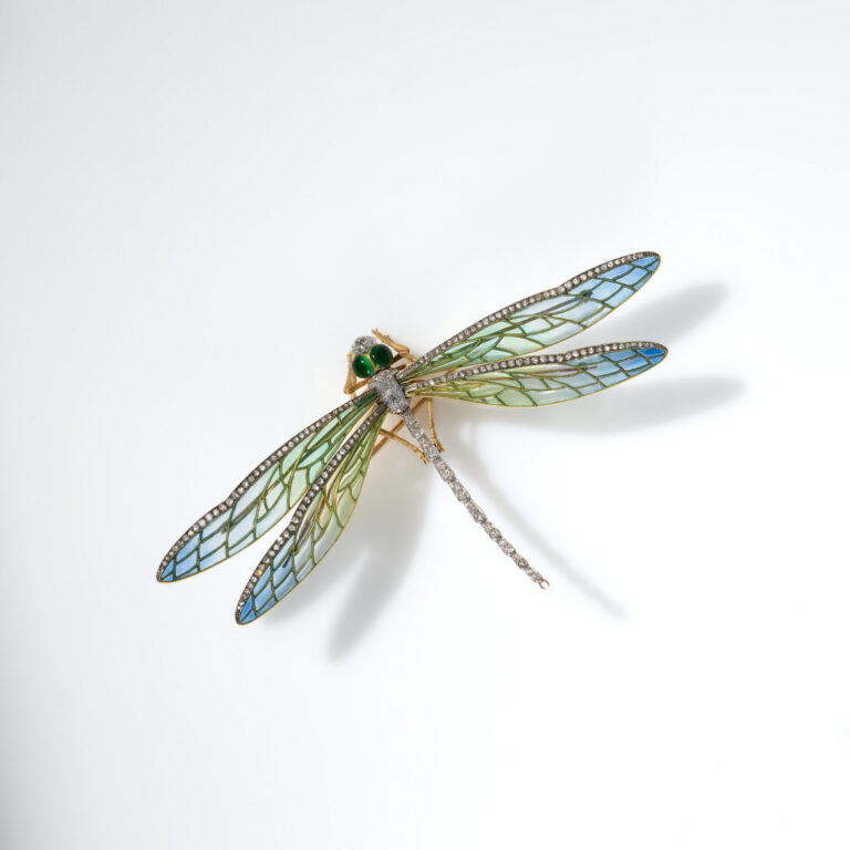 Naturmotive-Brosche: Libelle